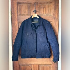 Pure Blue Japan Type 3 Raw SelvedgeDenim Jacket 18oz Deep Indigo/Indigo